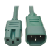 Tripp Lite P018-006-AGN power cable Green 70.9" (1.8 m) C14 coupler C15 coupler