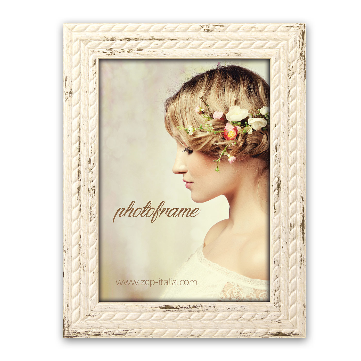 Image of ZEP Livia - Plastic - White - Single picture frame - Table - Wall...
