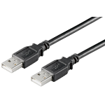 Microconnect USBAA01B USB cable 0.1 m USB 2.0 USB A Black