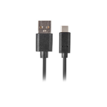 Lanberg CA-USBO-20CU-0005-BK USB cable USB 2.0 0.5 m USB C USB A Black