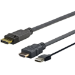 Vivolink PROHDMIUSBDP5 video cable adapter 5 m DisplayPort HDMI + USB Black