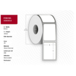 Capture 30000010 printeretiket Wit