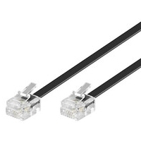 Image of Microconnect RJ11/RJ11 3m Black
