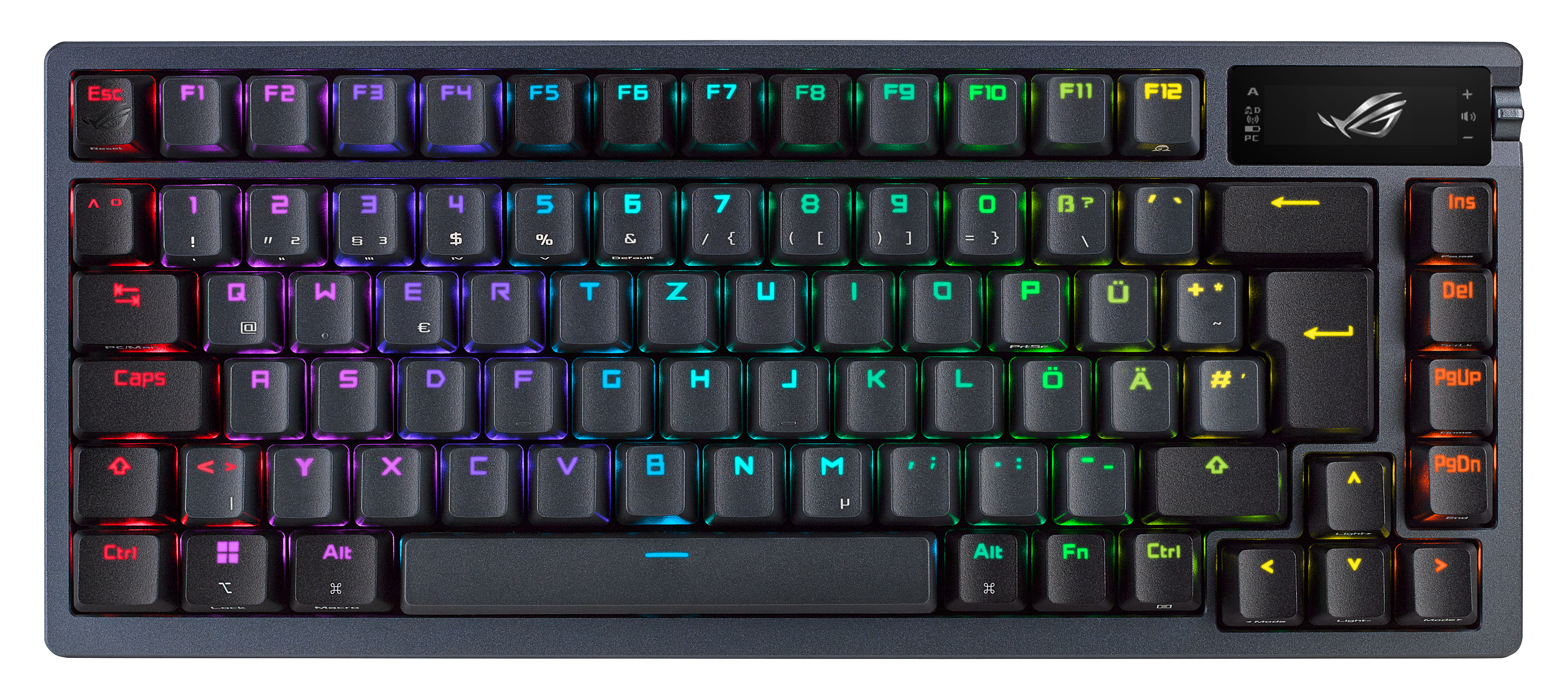 Image of ASUS ROG Azoth keyboard USB + RF Wireless + Bluetooth QWERTY Black
