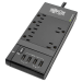 Tripp Lite TLP68UBAM surge protector Black 6 AC outlet(s) 120 V 96.1" (2.44 m)