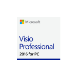 Microsoft Visio Professional 2016, No Level, Government, 1U Government (GOV) 1 license(s) Electronic Software Download (ESD) NL