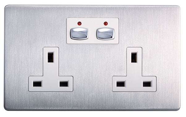 Image of EnerGenie MIHO023 socket-outlet Stainless steel