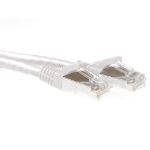 ACT Witte 15 meter SFTP CAT6A patchkabel snagless met RJ45 connectoren