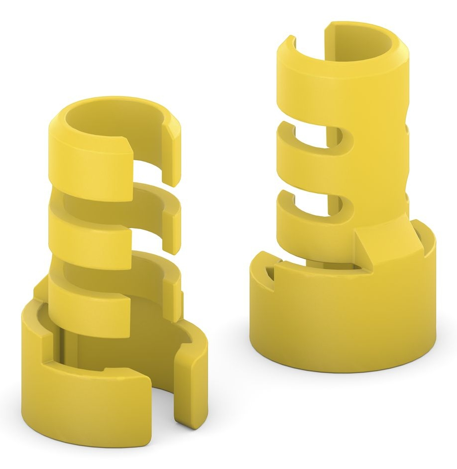 EU Product - FlexInstall Strain Relief Attachment 10pcs Set - yellow thumbnail