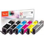 Peach 320525 ink cartridge 6 pc(s) Compatible High (XL) Yield Black, Cyan
