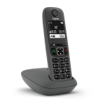 Gigaset AE690 Analoge-/DECT-telefoon Nummerherkenning Antraciet