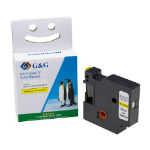 G&G 15567 labelprinter-tape Zwart op geel D1