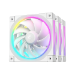 DeepCool FL12 WH-3 in 1 Computer case Fan 12 cm White 3 pc(s)