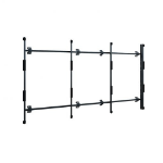Hagor 6245 flat panel bureau steun 3,3 m (130") Muur Zwart