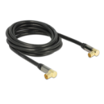 DeLOCK 88916 coaxial cable RG-6/U 3 m IEC Black