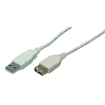 LogiLink USB 2.0 5m USB cable 0.5 m USB A Grey