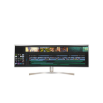 LG 49WL95CP-W computer monitor 124.5 cm (49") 5120 x 1440 pixels DQHD Silver