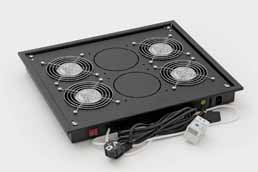 Image of Triton Free standing cabinet fan unit, 4 fans