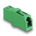 DeLOCK Optical Fiber Coupler LC Simplex female to LC Simplex female APC green