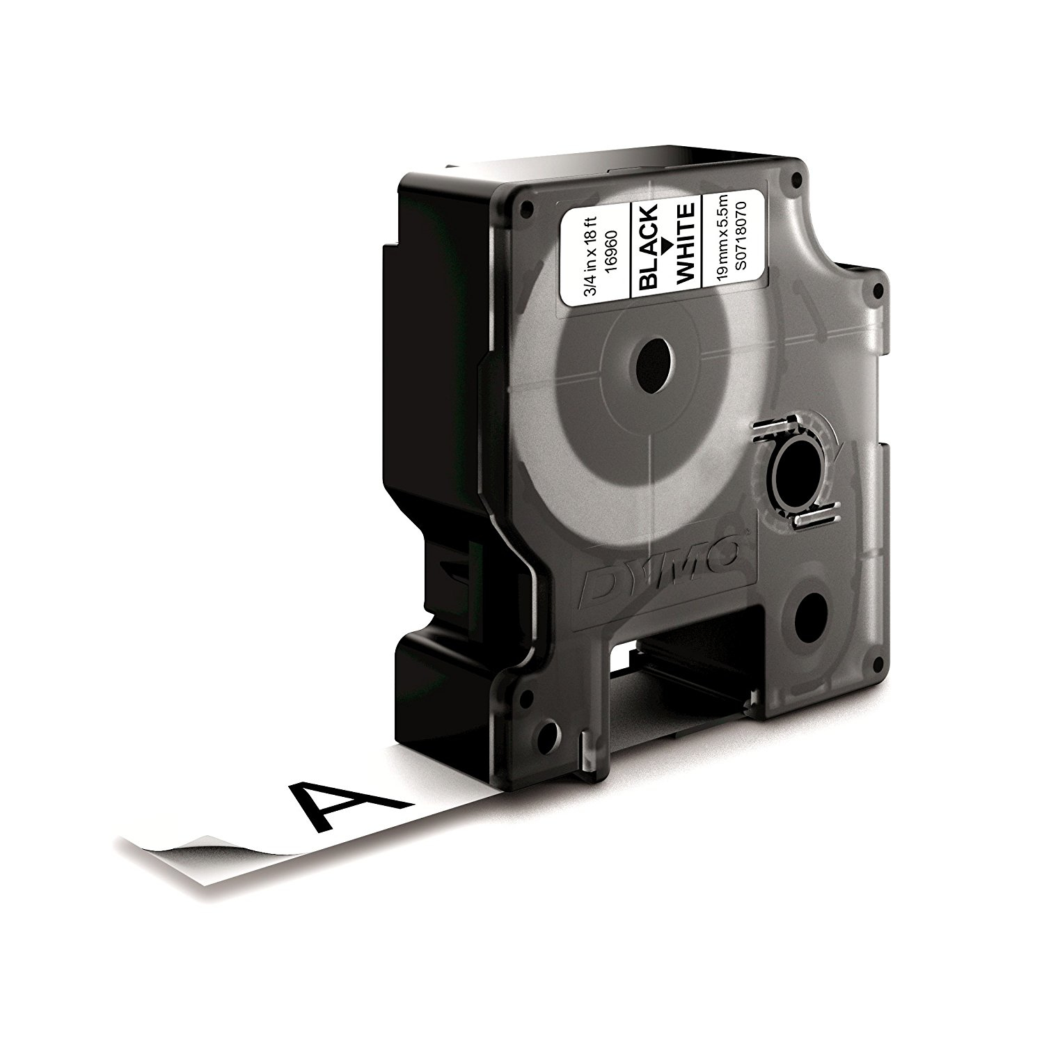 Image of Dymo 16960/S0718070 DirectLabel-etikettes Polyester black on white...