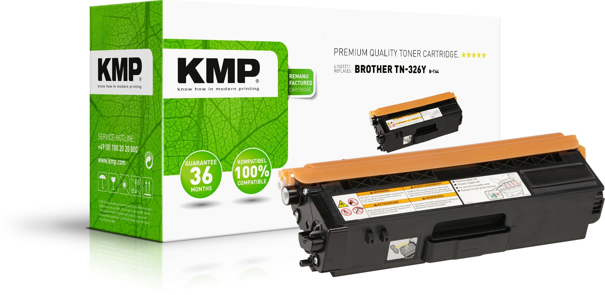 KMP B-T64 toner cartridge 1 pc(s) Yellow