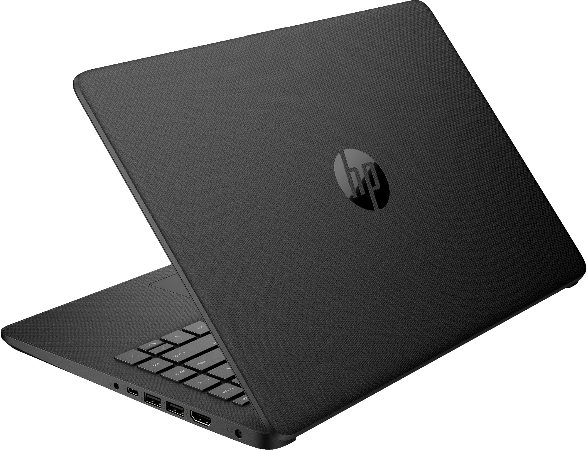 HP Laptop 14s-dq0007na Intel® Celeron® N4120 35.6 cm (14") HD 4 GB DDR4-SDRAM 64 GB eMMC Wi-Fi 5 (802.11ac) Windows 11 Home in S mode Black