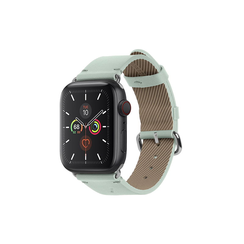Image of Native Union Classic Band Green Leather, Polyester, Polyurethane