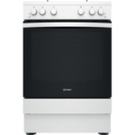 Indesit 60cm Single Oven Gas Cooker - White