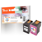 Peach PI300-1045 ink cartridge 2 pc(s) Compatible Black, Cyan, Magenta, Yellow