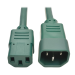 Tripp Lite P004-003-AGN power cable Green 35.4" (0.9 m) C13 coupler C14 coupler