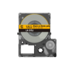 Epson Matte Tape – Yellow/Black 12mm(8m) – LK-4YBJ