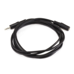 Monoprice 648 audio cable 70.9" (1.8 m) 3.5mm Black