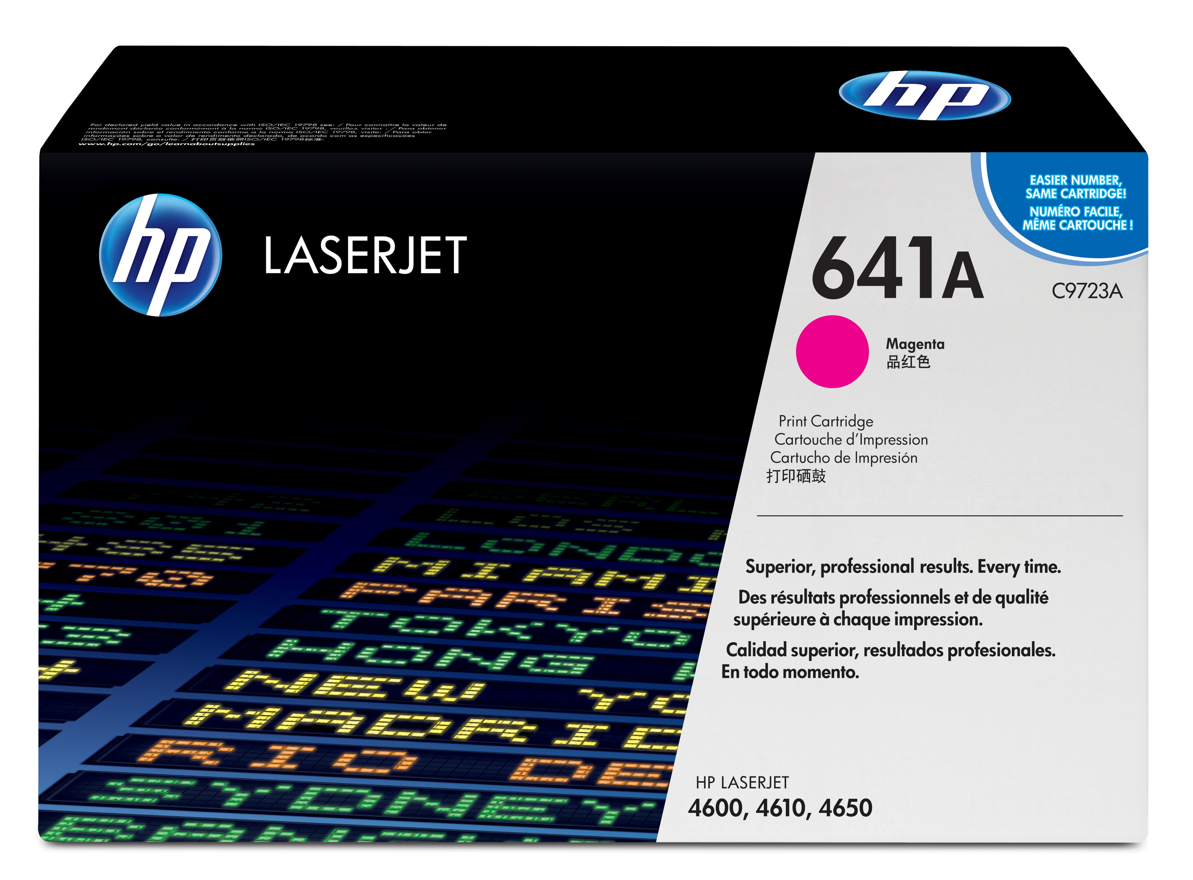 Image of HP C9723A/641A Toner cartridge magenta, 8K pages/5% for Canon...