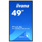 iiyama ProLite TF4939UHSC-B1AG écran plat de PC 124,5 cm (49") 3840 x 2160 pixels 4K Ultra HD LED Écran tactile Multi-utilisateur Noir