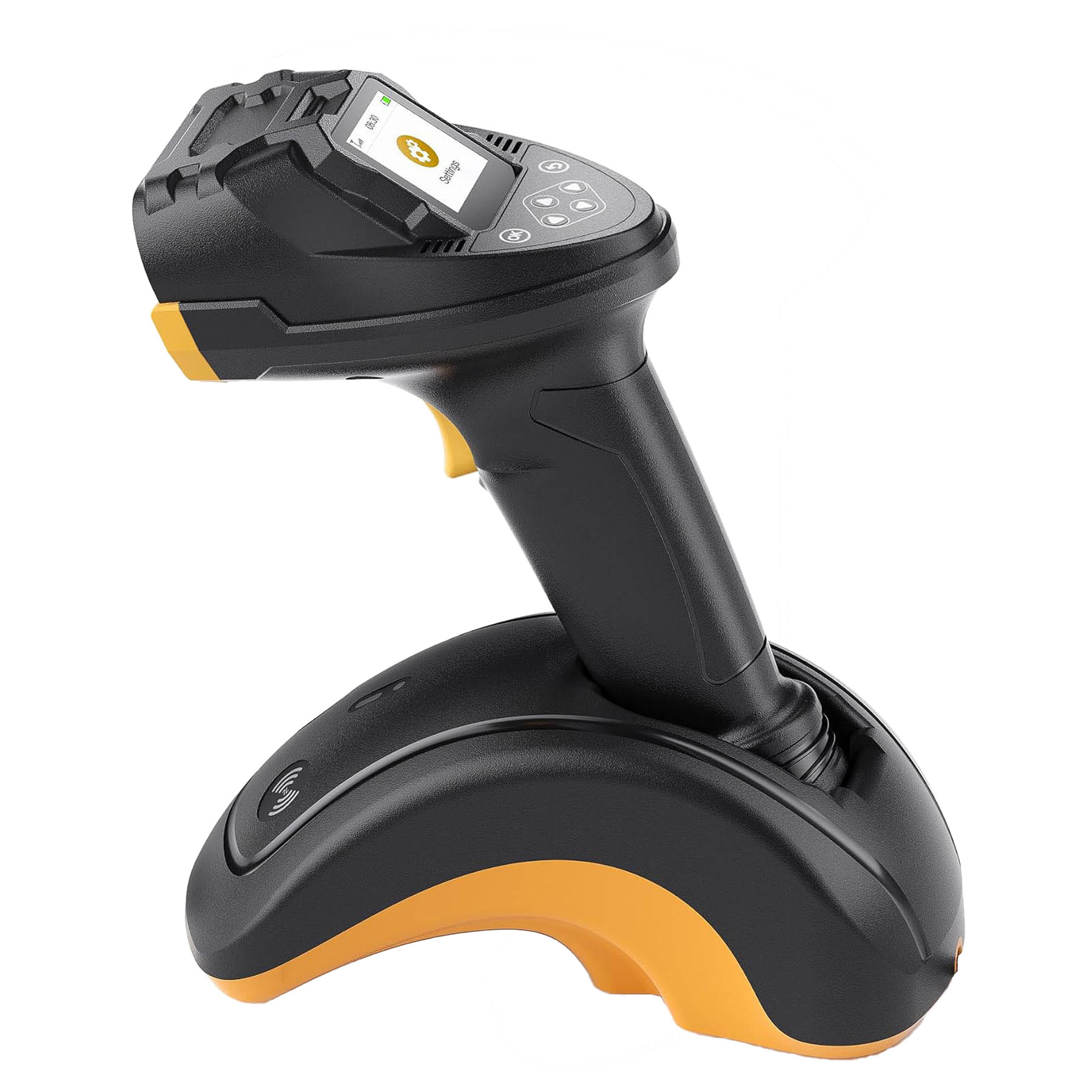 EU Product - Barcodescanner Pro 8 Black Wireless 1D 2D mit Dock