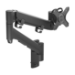 Atdec AWMS-HXW-B monitor mount / stand Black Wall