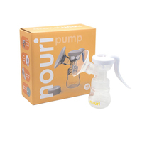 Image of TENSCARE Nouri Breast Pump - 150 ml - Manual - Transparent - White