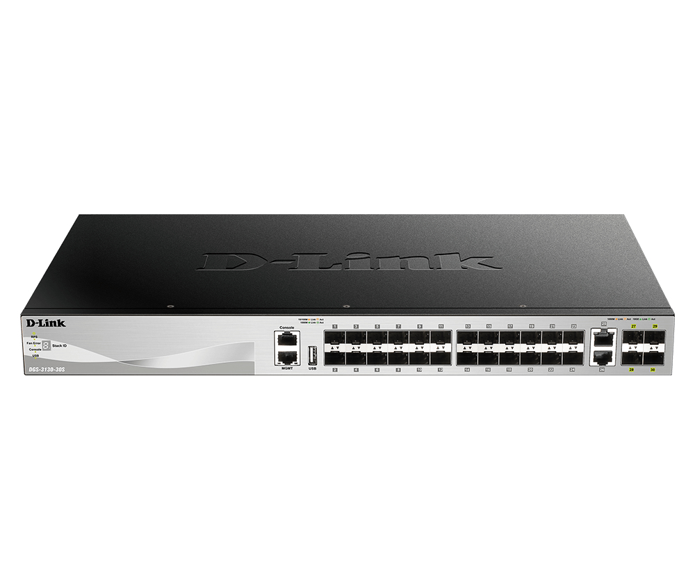 Image of D-Link 30-Port Lite Layer 3 Stackable Managed Switch DGS-3130-30S