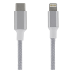 Deltaco USBC-1314 lightning cable 2 m Silver