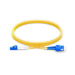 Origin Storage LC-SC OS2 Fibre Optic Cable Singlemode Duplex - Yellow 1m
