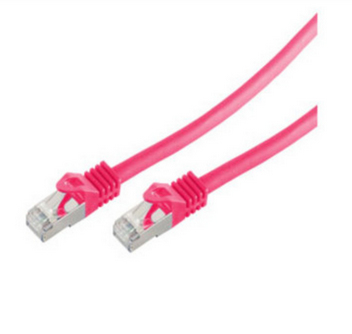 EU Product - RJ45 Patchkabel S/FTP, Cat7 LSZH 30m magenta thumbnail