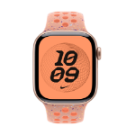 Apple MGAU4ZM/A smart wearable accessory Band Pink Aluminium, Fluoroelastomer