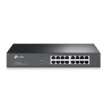 TP-LINK TL-SF1016DS Unmanaged Fast Ethernet (10/100) Black