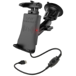 RAM Mounts Quick-Grip Mobiele telefoon Zwart USB Snel opladen Auto
