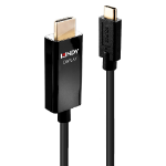 Lindy 2m USB Type C to HDMI 4K60 Adapter Cable with HDR
