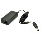 2-Power ALT2008A power adapter/inverter Indoor 65 W Black