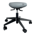Leitz Ergo Active Sitting Stool with Wheels and Wobble Comfort Seat