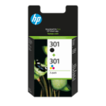 HP N9J72AE/301 Printhead cartridge multi pack black + color 170pg + 150pg Pack=2 for HP DeskJet 1000/1010/Envy 5530/OfficeJet 4630