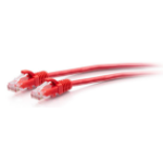 C2G 10ft (3m) Cat6a Snagless Unshielded (UTP) Slim Ethernet Network Patch Cable - Red - Patch cable - RJ-45 (M) to RJ-45 (M) - 3 m - 4.8 mm - UTP - CAT 6a - molded, snagless - red