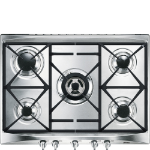 Smeg Cucina SR275XGH2 hob Silver Built-in 70 cm Gas 5 zone(s)